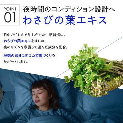 燃｜わさびの葉で夜間燃焼サポート