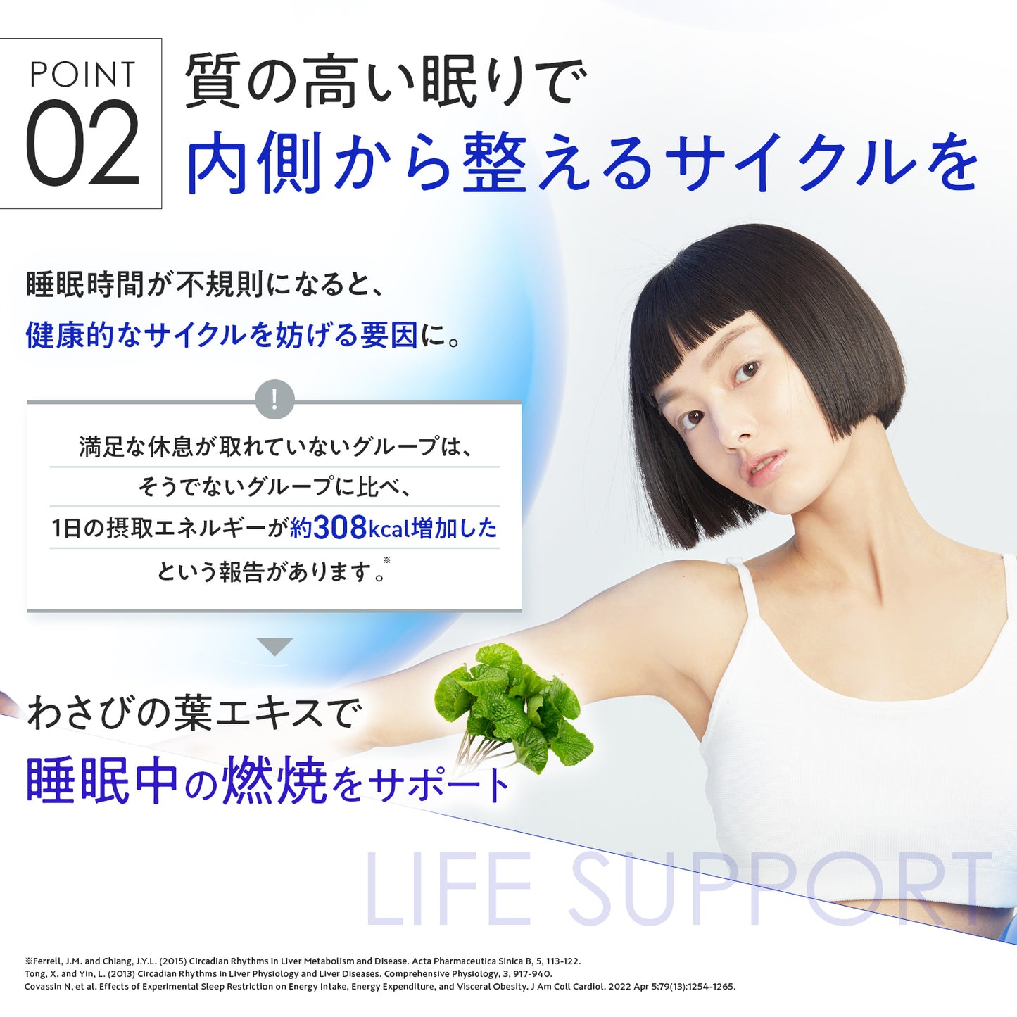 燃｜わさびの葉で夜間燃焼サポート